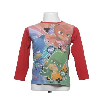 Langærmet t-shirt (Rød, Blå, Grøn, Flerfarvet) fra PJ Masks Bomuld