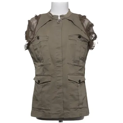 Vest (Beige) from Brian Dales Cotton, Elastane