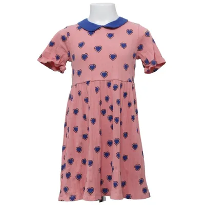 Robe (Rose, Bleu) de Mini Rodini Coton, Élasthane
