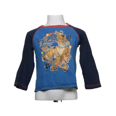 Langærmet t-shirt (Blå, Flerfarvet) fra Scooby-Doo Bomuld