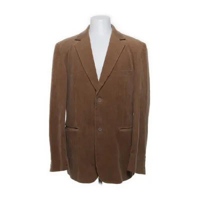 Blazer (Brown) from Selected Homme Cotton, Nylon