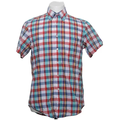 Short sleeve shirt (Blue, Red, Multicolored) from GANT Campus Store Cotton