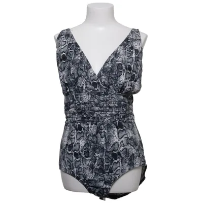 Maillot de bain une pièce (Gris, Noir, Blanc) de Trofé Élasthane, Polyamide