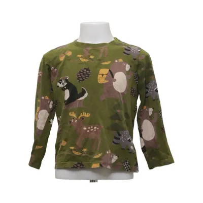 Long sleeve T-shirt (Green, Multicolored) from Lindex Kids Cotton