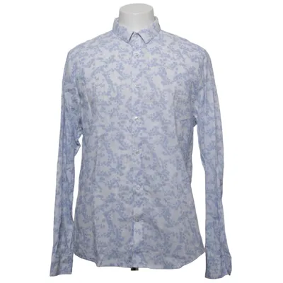 Chemise (Bleu, Blanc) de Strömberg Coton, Lin