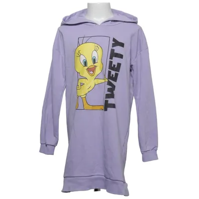 Capuchon jurk (Lila) van Looney Tunes Katoen, Gerecycled polyester