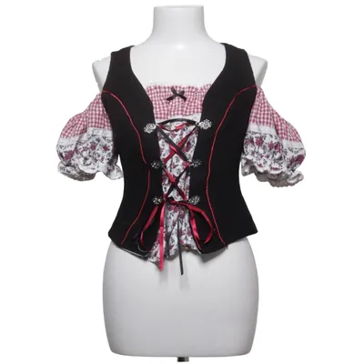 Dirndlblus (Svart, Röd, Vit) från Brandl Tracht