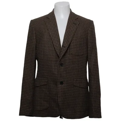 Blazer (Brown, Black) from J.Lindeberg Polyester, Viscose, Wool
