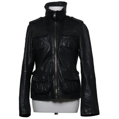 Leren jack (Ramona) van Superdry Katoen, Leer, Polyester