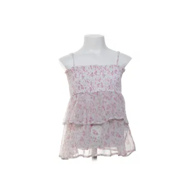 Tanktop (Roze, Wit, Meerkleurig) van Gina Tricot Gerecycled polyester