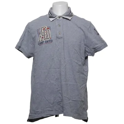 Polo shirt (Gray) from Camp David Cotton