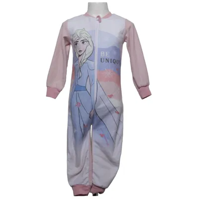 Mjukisdräkt (Vit, Rosa, Flerfärgad) från Disney Frozen Polyester