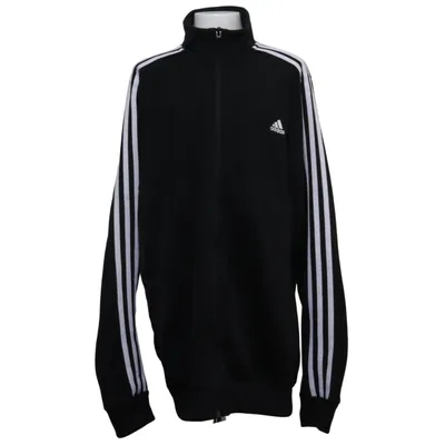 Træningsjakke (Sort, Hvid) fra Adidas Genanvendt polyester