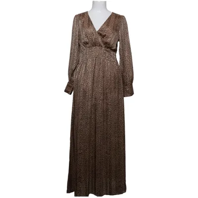 Maxikjole (Brun, Sort) fra In April 1986 Polyester, Viscose