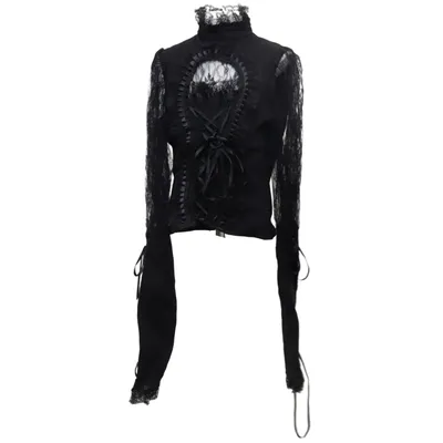 Blouse (Noir) de Phaze Coton, Élasthane
