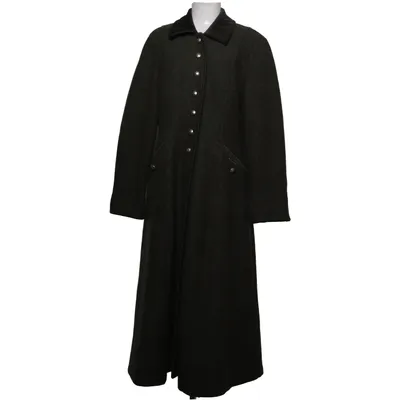Coat (Green) from Geiger Collection Cotton, Wool