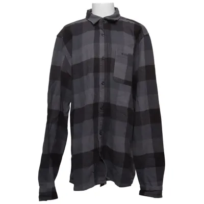 Flannel shirt (Gray, Black) from Quiksilver Cotton