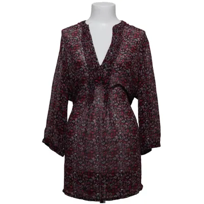 Blouse (Black, Red, Gray) from Grandiosa Polyester