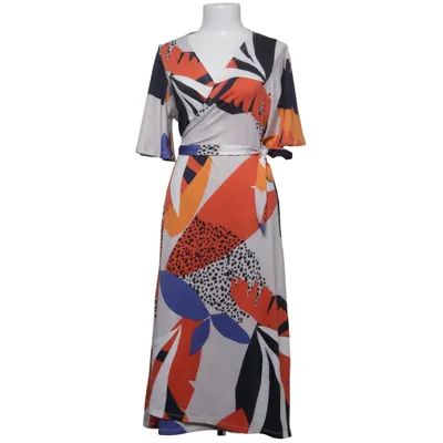 Robe portefeuille (Blanc, Multicolore) de Zinzane Élasthane, Polyester
