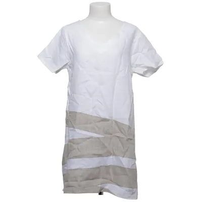 Dress (White, Beige) from Lin Nature Linen