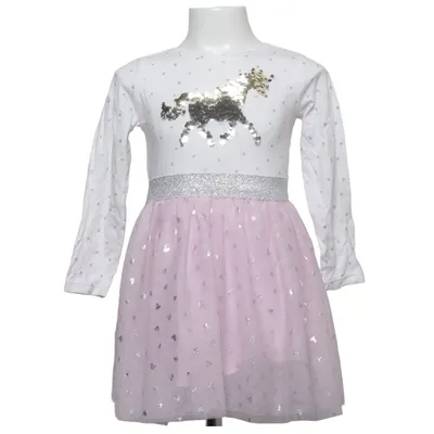 Jurk (Wit, Roze, Meerkleurig) van Dopo Dopo Girls Katoen, Polyester