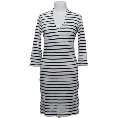 Dress (White, Blue) from Boomerang Elastane, Polyamide, Viscose