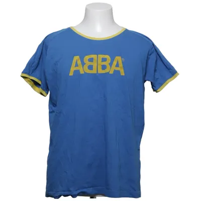 T-shirt (Blau, Gelb) von Abba Bio-Baumwolle