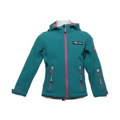Softshell jacket (Groen, Roze) van Trollkids Polyester
