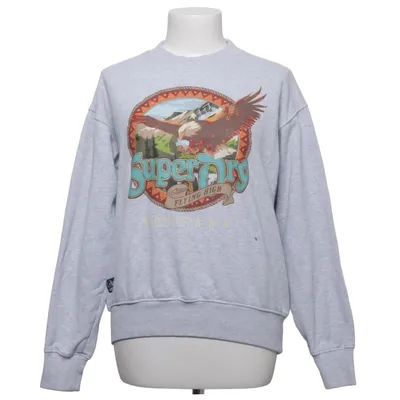 Sweatshirt (Gray) from Superdry Recycled cotton, Recycled polyester