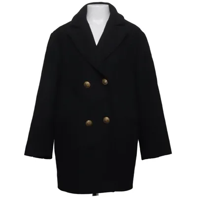 Caban (Noir) de Zara Kids Polyamide, Polyester, Laine