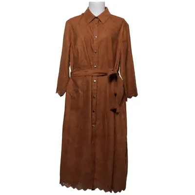 Skjortklänning (Brun) från Sheego Polyester