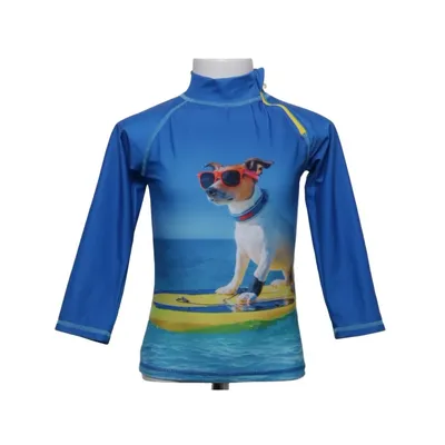 Zwemshirt (Blauw) van Swimpy Elastaan, Polyester