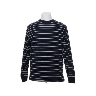 Langærmet t-shirt (Blå, Hvid) fra BZB Bomuld