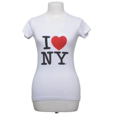 T-shirt (Vit, Svart, Röd) från I Love NY Bomull, Elastan