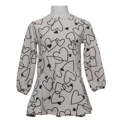 Dress (Beige, Black) from Mayoral Cotton, Elastane, Polyester