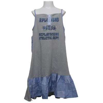 Dress (Gray, Blue, White) from Replay & Sons Cotton