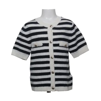 Top (Black, White) from Gina Tricot Acrylic, Elastane, Polyester, Wool