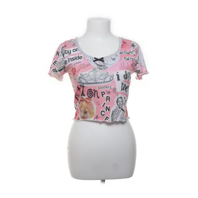Crop top (Pink, Multicolored) from Current Mood Polyester
