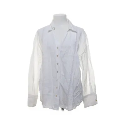 Chemise (Blanc) de XLNT Woman Coton, Lin