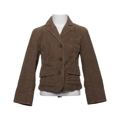Blazer (Brown) from River Woods Cotton, Elastane