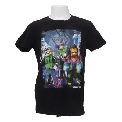 T-shirt (Black, Multicolored) from Roblox Cotton