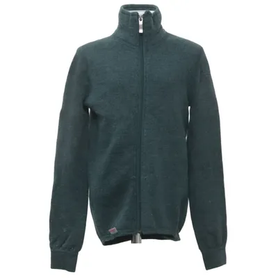 Cardigan (Grøn) fra Woolpower Elastan, Merinould, Polyamid