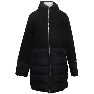 Winter coat (Black) from Women Essentials by Tchibo Polyester, Wool