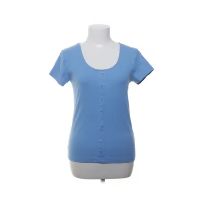 Chemise à manches courtes (Bleu) de Black Story Coton, Élasthane