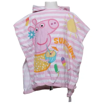 Badponcho (Roze, Wit, Meerkleurig) van Peppa Pig Katoen