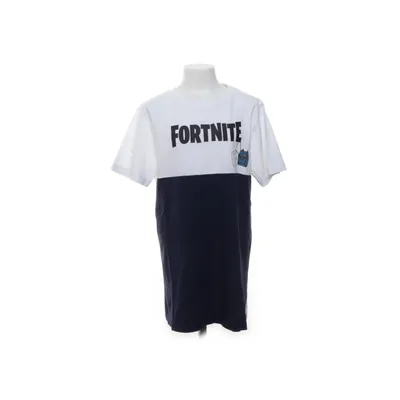 T-shirt (Vit, Blå) från Fortnite Bomull