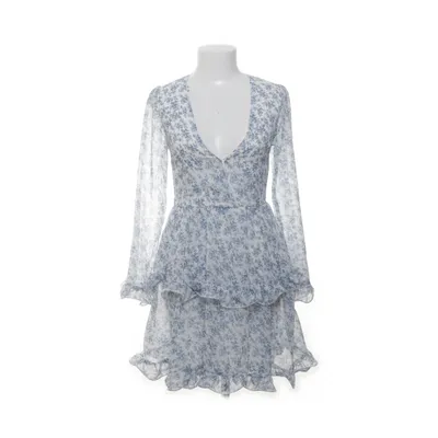 Klänning (Blå, Vit) från Dennis Maglic Bomull, Polyester