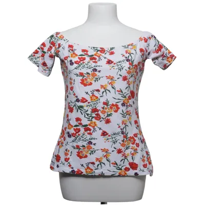 Dress (White, Multicolored) from Even & Odd Cotton, Elastane