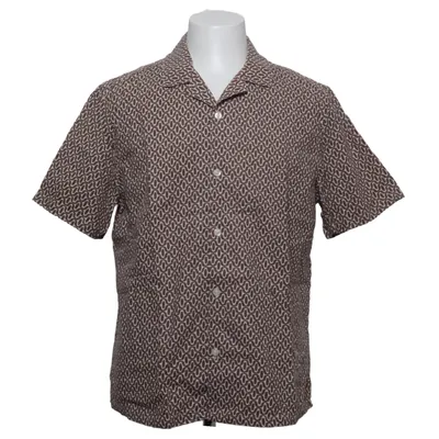 Chemise à manches courtes (Marron, Blanc) de Bläck
