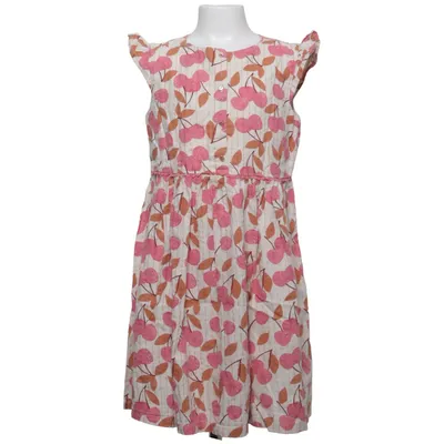 Robe (Blanc, Rose, Marron) de Au Pareil Au Même Coton, Fibre métallique